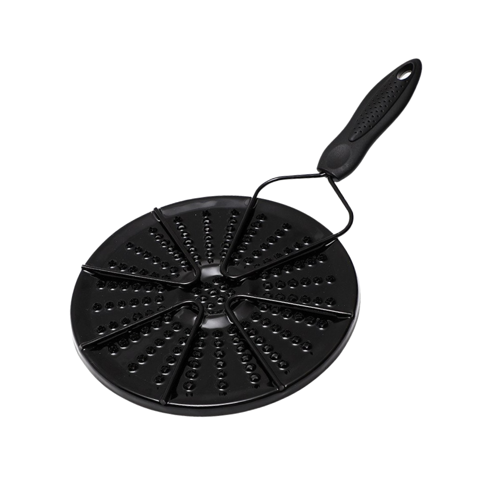 Iron Heat Diffuser Plate with Non Slip Surface and Centered Depression, Multi Burner Compatible