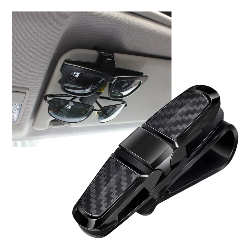 Car Visor Sunglasses Clip with Secure Grip and Universal Fit