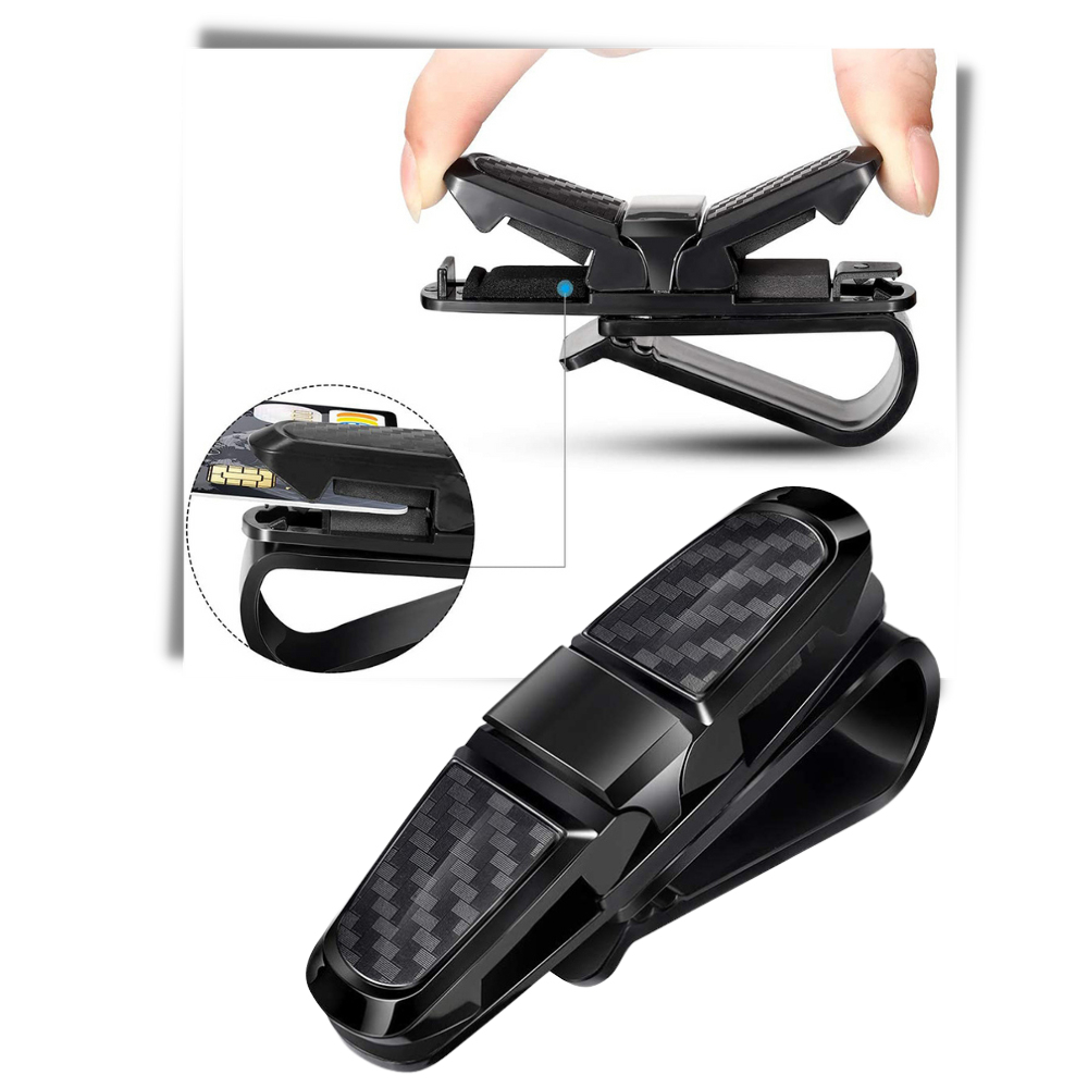 Car Visor Sunglasses Clip with Secure Grip and Universal Fit
