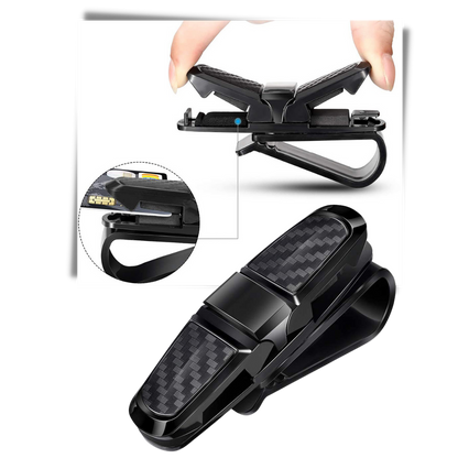 Car Visor Sunglasses Clip with Secure Grip and Universal Fit