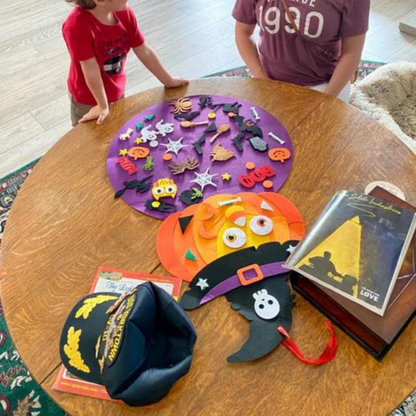 Felt Board Set with 50 Plus Halloween Ornaments