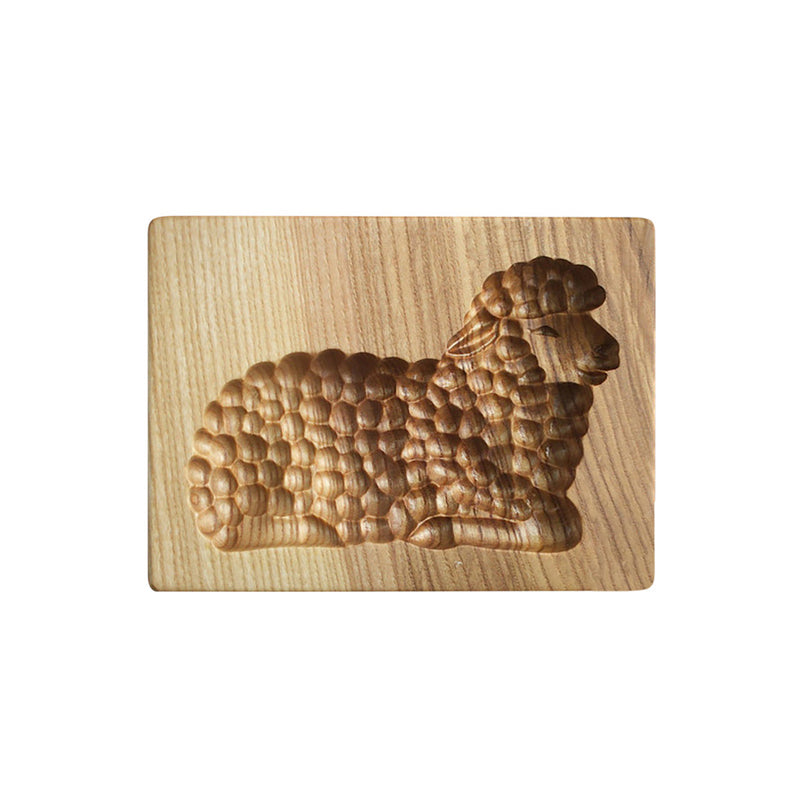 Wooden Cookie Cutter Stamp with Two Piece Press System and Beech Wood Construction