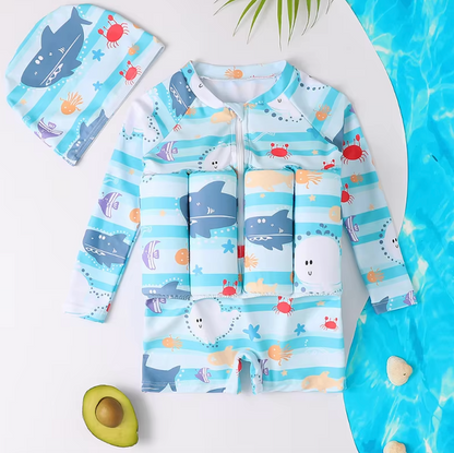 3-in-1 Swim Vest with UV Protection SPF 50+