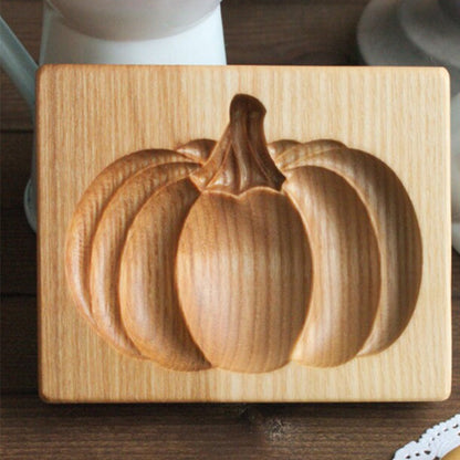 Wooden Cookie Cutter Stamp with Two Piece Press System and Beech Wood Construction