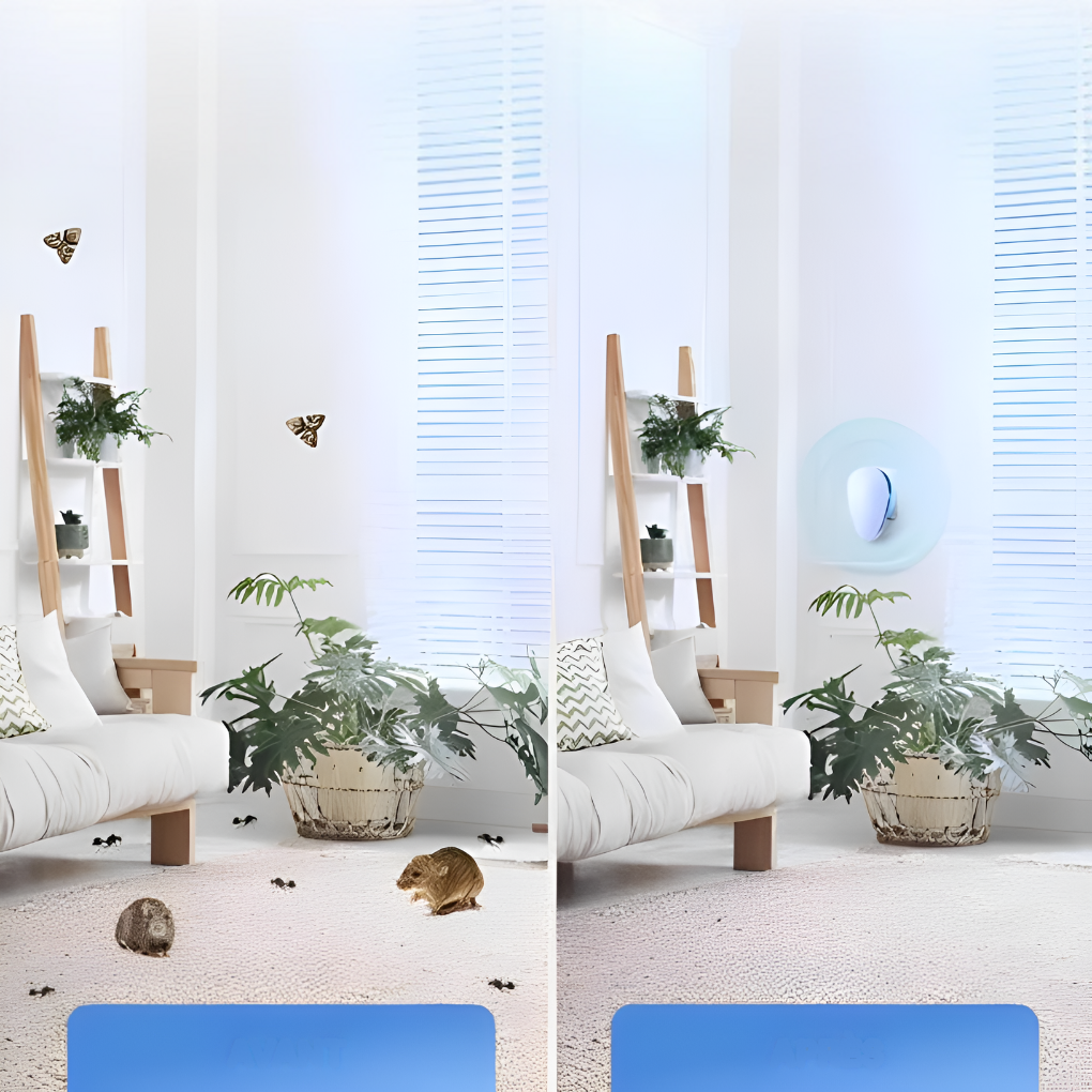 Ultrasonic Pest Repeller with Plug In Design for Indoor Use