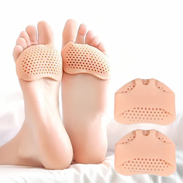 Gel Metatarsal Pads with Ventilation Holes for All Day Foot Comfort