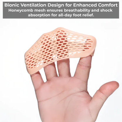 Gel Metatarsal Pads with Ventilation Holes for All Day Foot Comfort