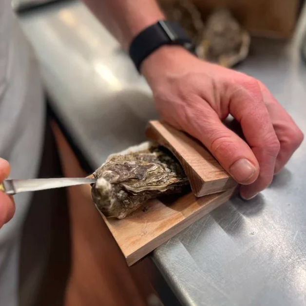 Wood Oyster Clamp Tool for Fast and Secure Shell Opening