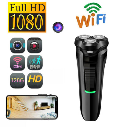 Hidden Shaver Camera with WiFi Streaming and Motion Detection, 1080P Night Vision