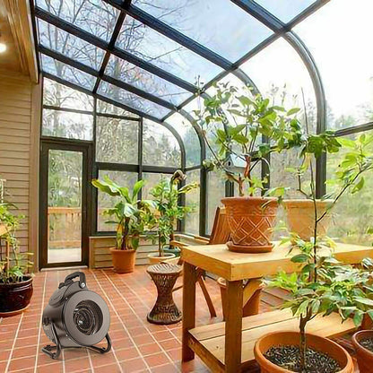 Space Heater with Forced Air Circulation and IPX4 Splash Resistance for Greenhouses