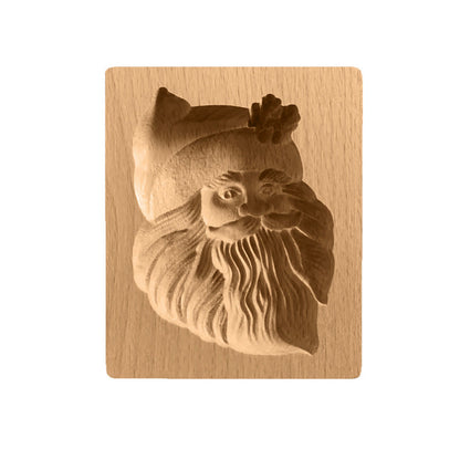 Wooden Cookie Cutter Stamp with Two Piece Press System and Beech Wood Construction