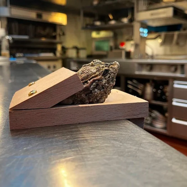 Wood Oyster Clamp Tool for Fast and Secure Shell Opening