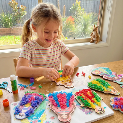Princess Coloring and Craft Book with Spiral Binding Templates and Craft Materials for Rainy Days