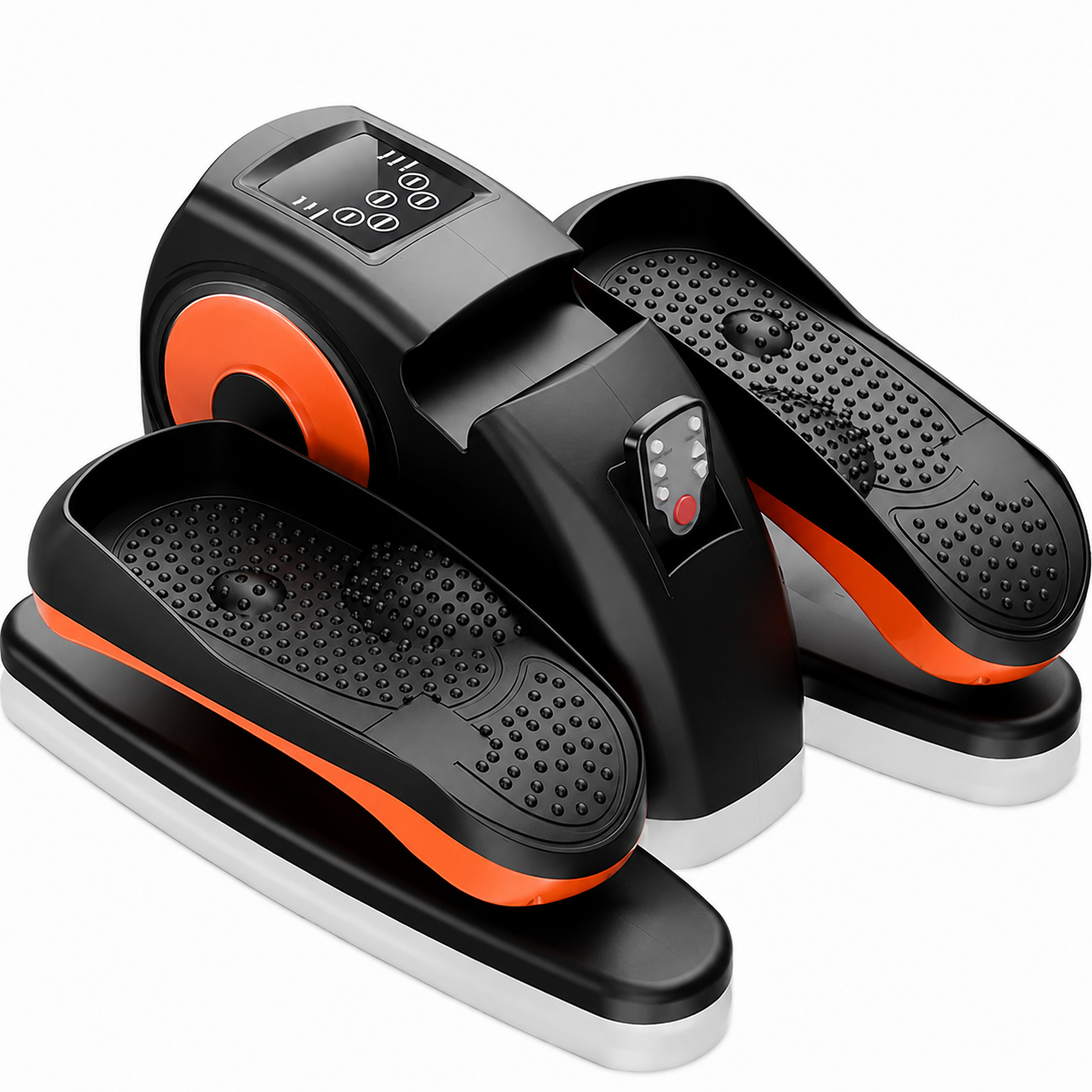 Compact Under Desk Pedal Exerciser with LCD Screen and Remote Control