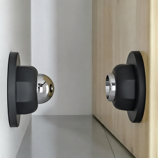 Magnetic Door Stop, Stainless Steel Wall Mount Door Holder