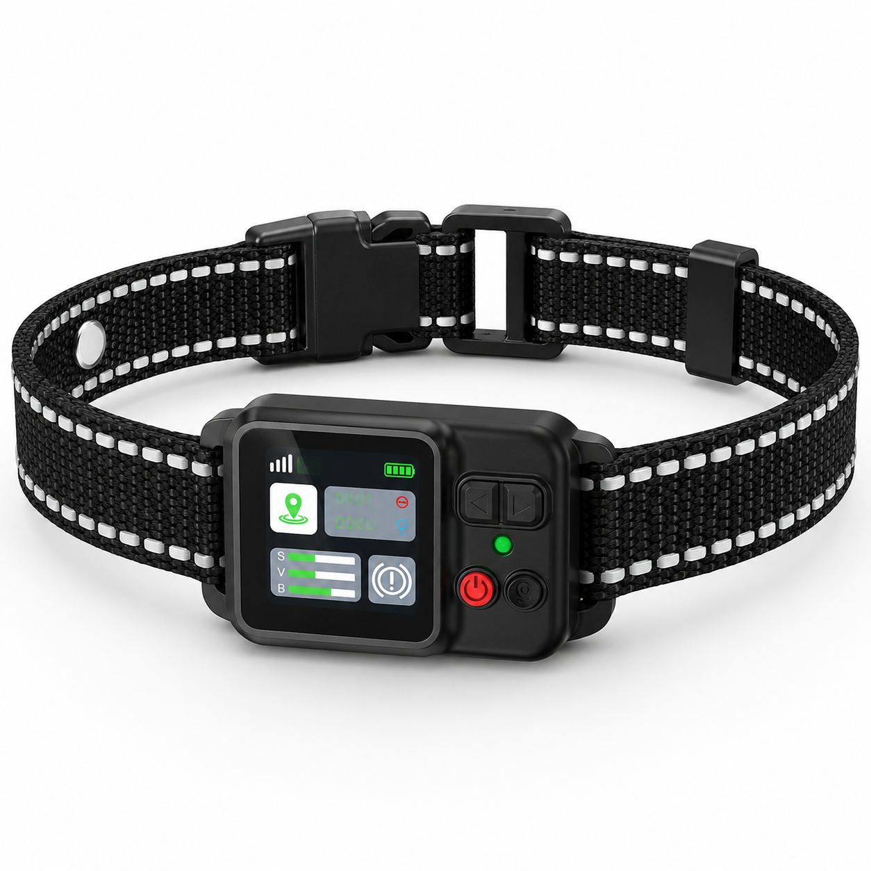 Rechargeable Wireless Dog Fence Collar with Adjustable Boundary and Training Modes