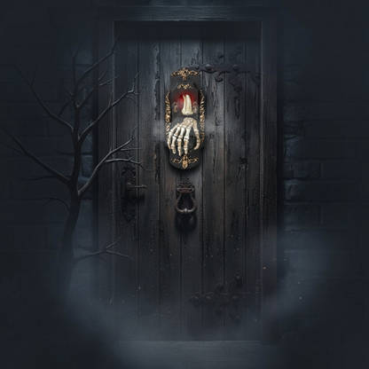 Motion Sensor Doorbell Prop with Sound and Light Effects, Halloween Party Decoration