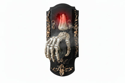 Motion Sensor Doorbell Prop with Sound and Light Effects, Halloween Party Decoration