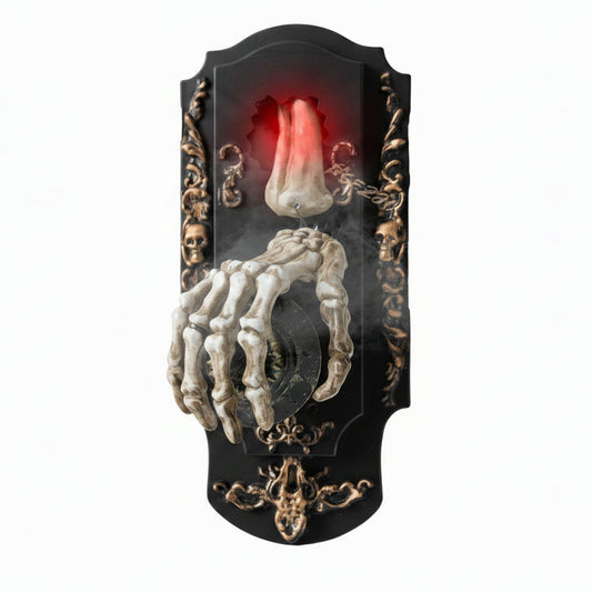Motion Sensor Doorbell Prop with Sound and Light Effects, Halloween Party Decoration