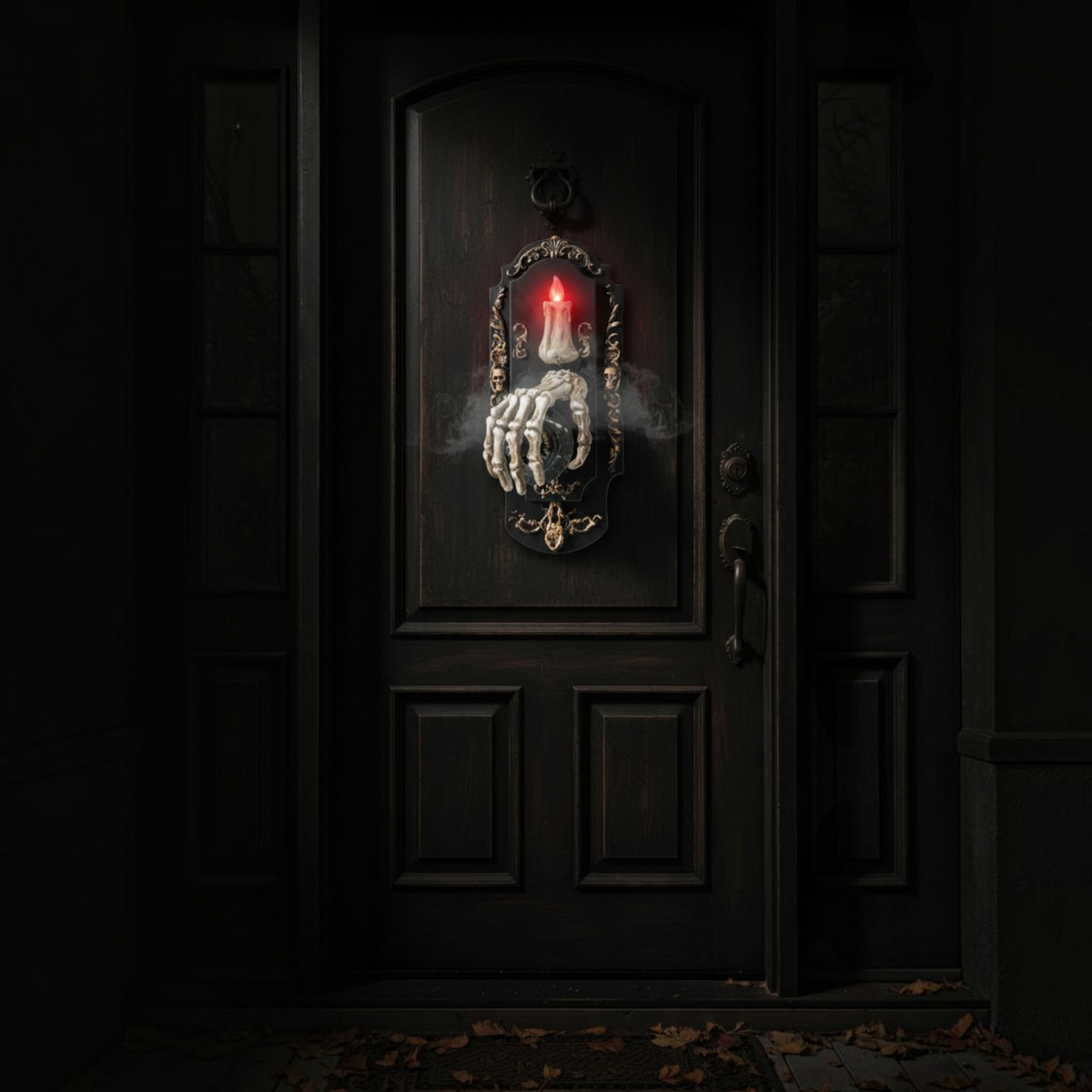 Motion Sensor Doorbell Prop with Sound and Light Effects, Halloween Party Decoration