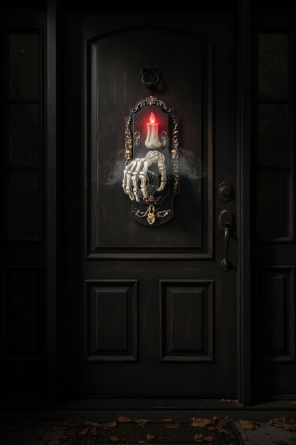 Motion Sensor Doorbell Prop with Sound and Light Effects, Halloween Party Decoration