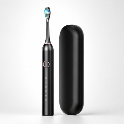Sonic Electric Toothbrush with Built In Timer and Replacement Heads, IPX7 Water Resistant