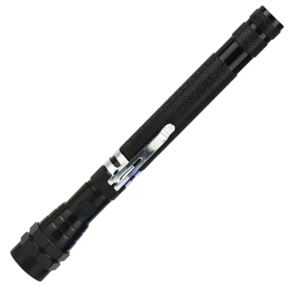 Telescopic Magnetic Pickup Tool with LED Light and Flexible Gooseneck