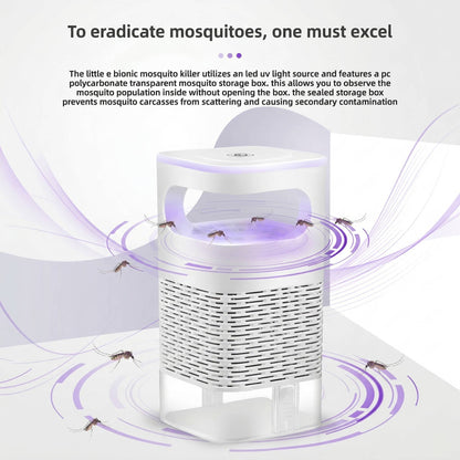 UV LED Mosquito Trap with Suction Fan and Night Light, Indoor Use