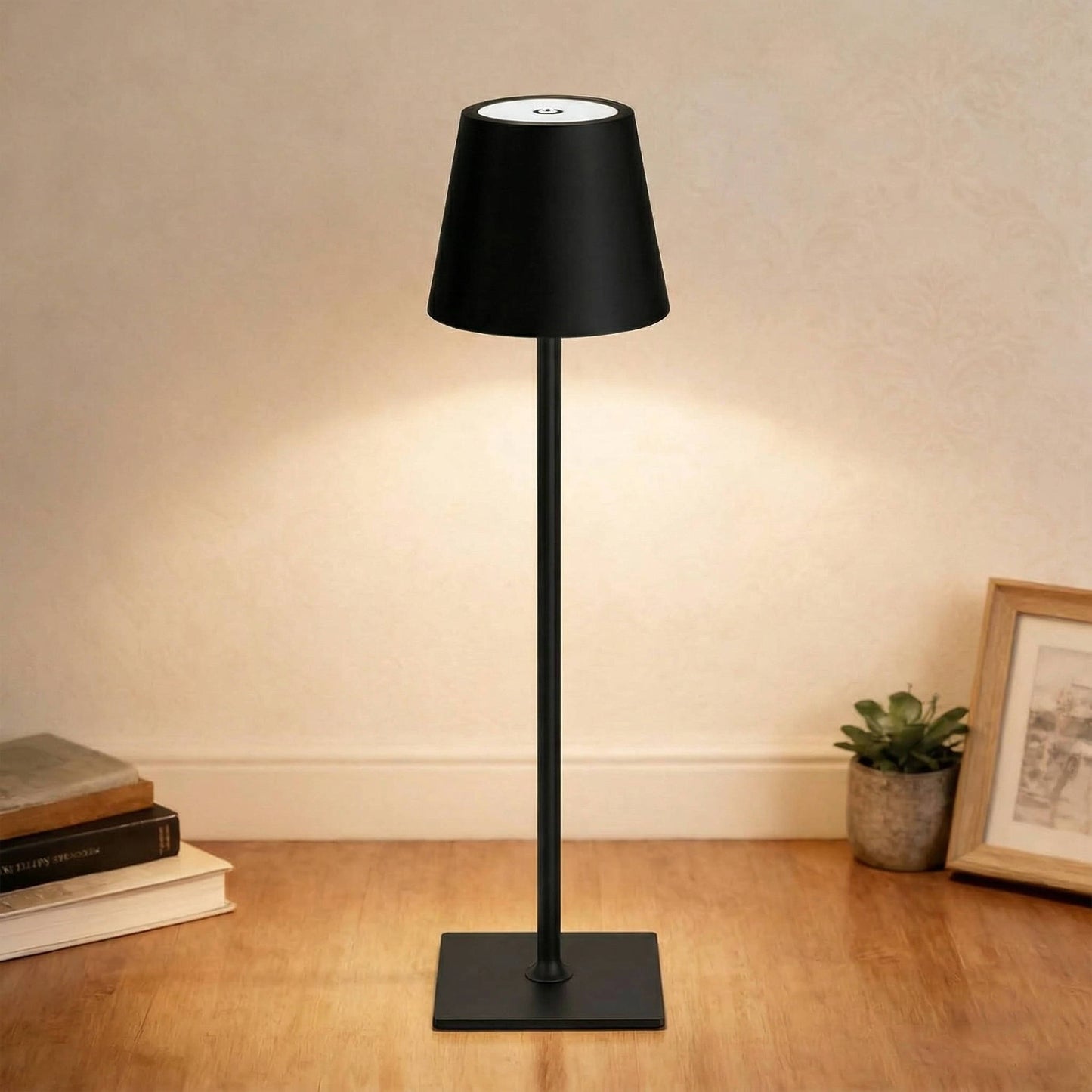 Touch Control LED Table Lamp with Three Color Temperatures and Dimming, Waterproof Design