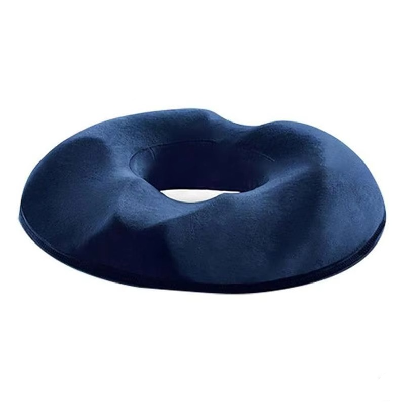 Memory Foam Donut Seat Cushion with Breathable Cover for Tailbone Support