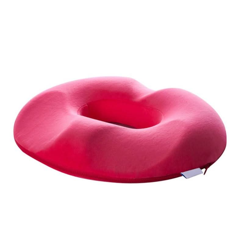 Memory Foam Seat Cushion with Non Slip Base and Machine Washable Cover