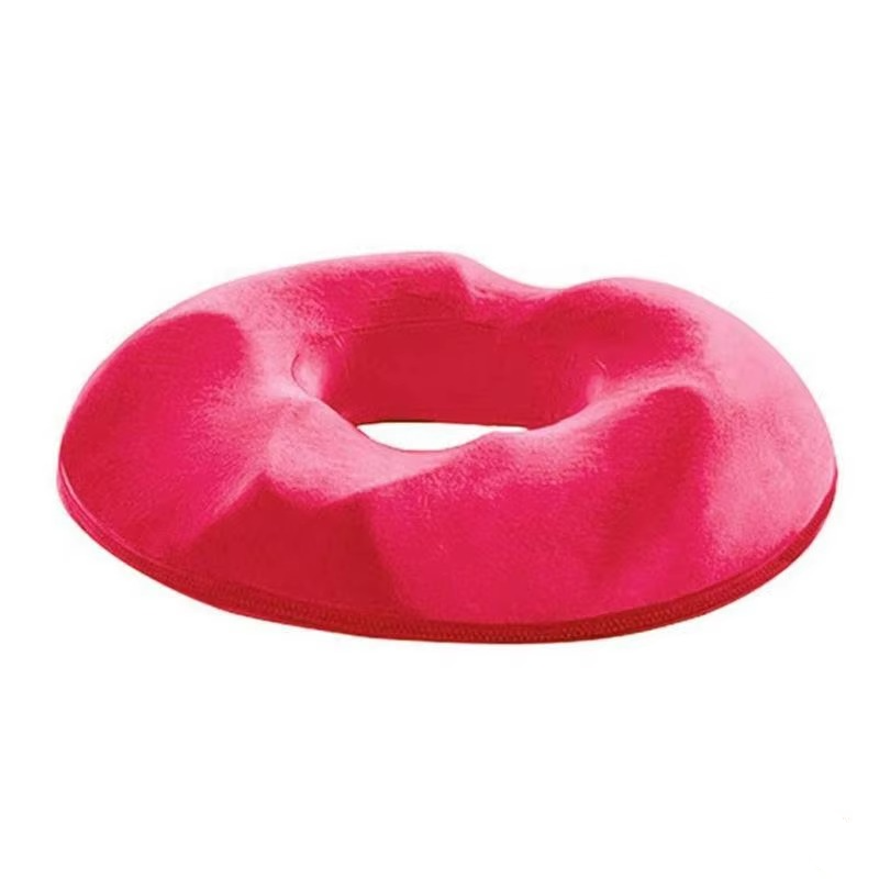 Memory Foam Donut Seat Cushion with Breathable Cover for Tailbone Support