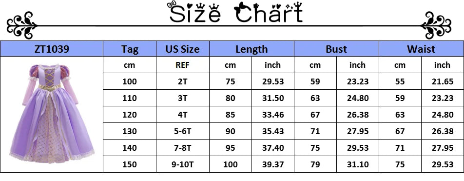 Girls Ball Gown Dress with Puff Sleeves and Applique Details, Mid Calf Length