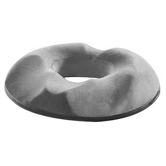 Memory Foam Donut Seat Cushion with Breathable Cover for Tailbone Support