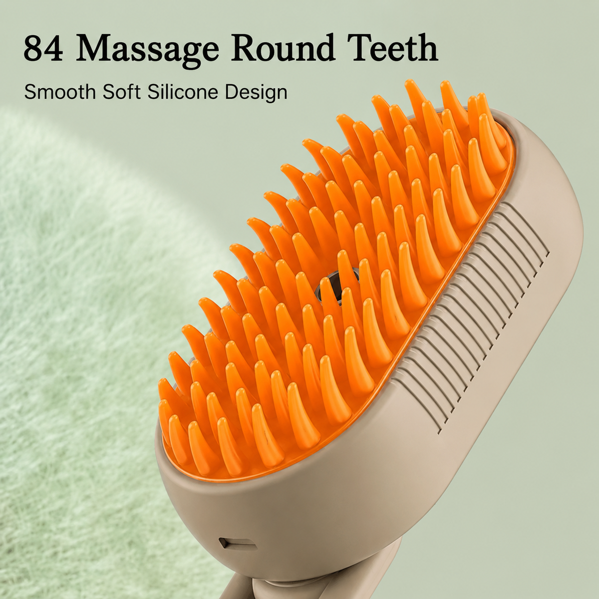Pet Grooming Brush with Steam Spray and Hair Removal Comb