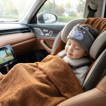 Soft Sleep Headband with Built in Wireless Speakers in Nine Animal Designs for Travel and Naps