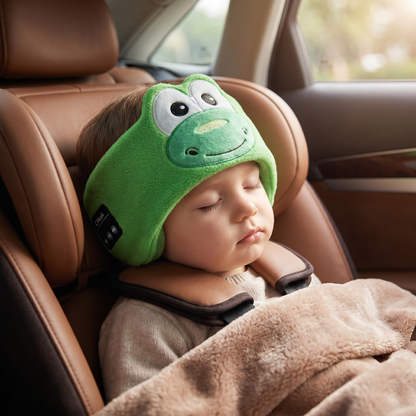 Soft Sleep Headband with Built in Wireless Speakers in Nine Animal Designs for Travel and Naps
