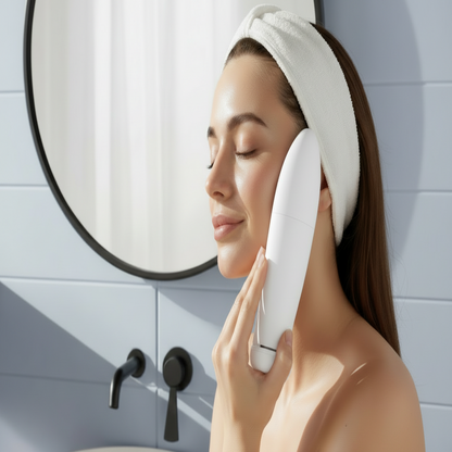Electric Facial Cleansing Brush with 5 Modes and Silicone Head, Makeup Remover and Massager