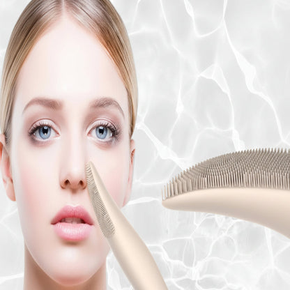 Electric Facial Cleansing Brush with 5 Modes and Silicone Head, Makeup Remover and Massager