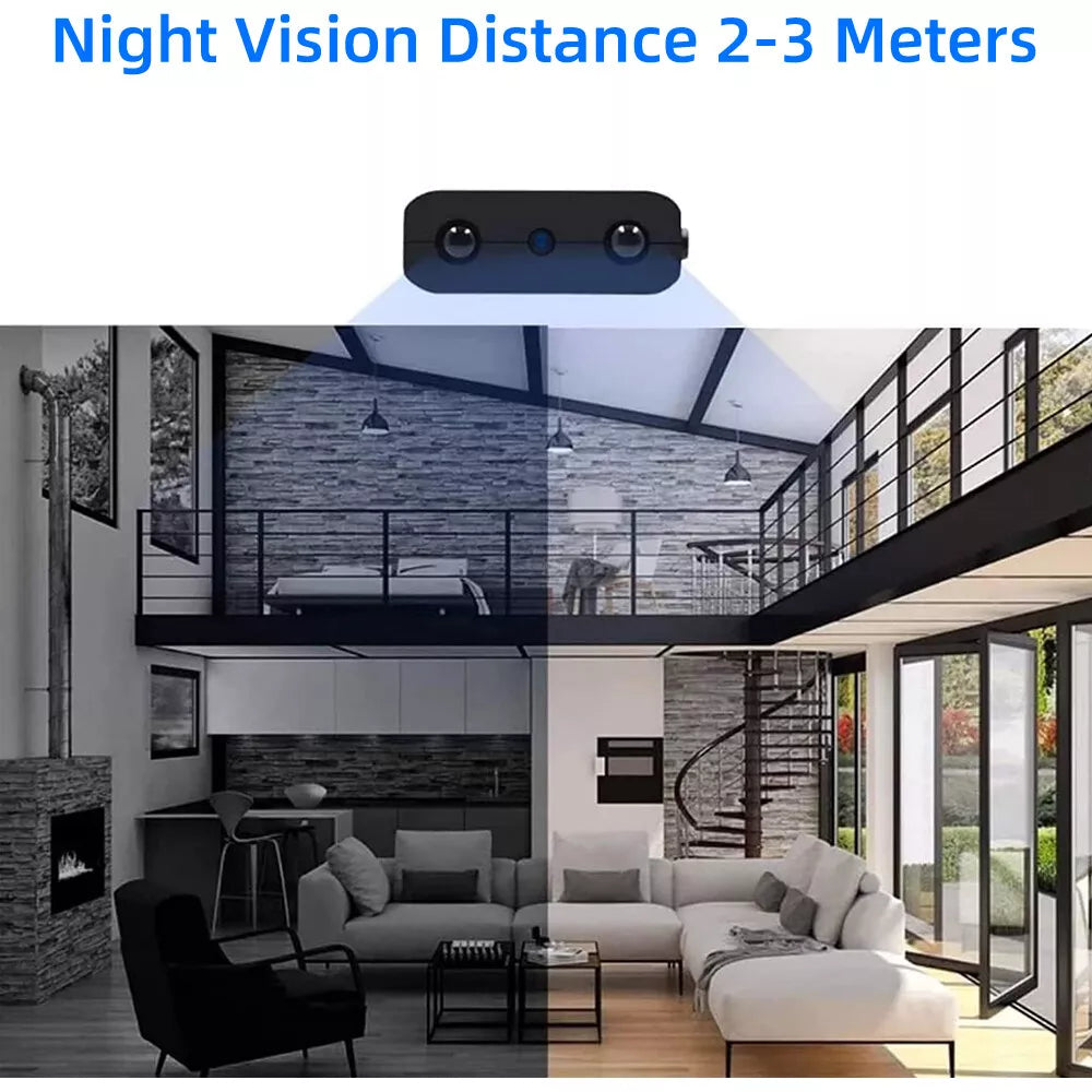 Wireless Security Camera with 1080p Night Vision and Motion Detection