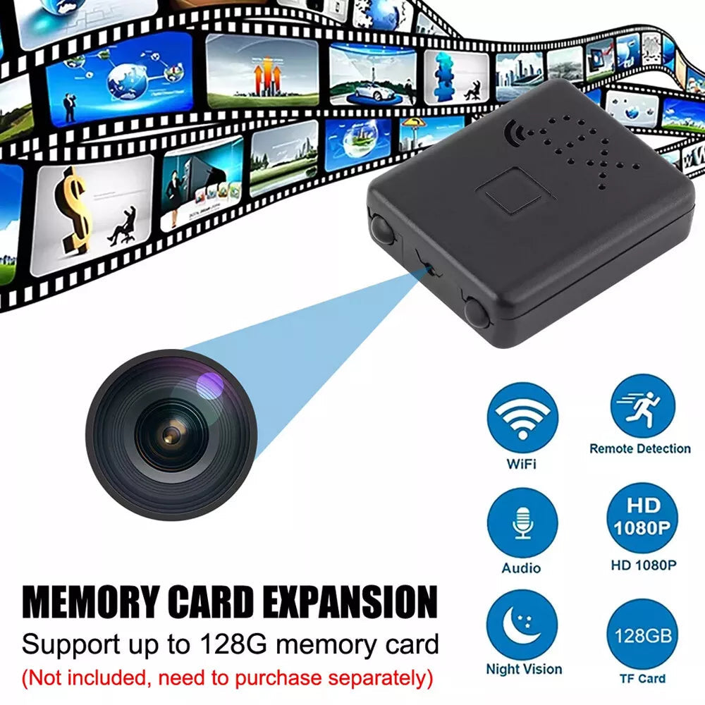 Wireless Security Camera with 1080p Night Vision and Motion Detection