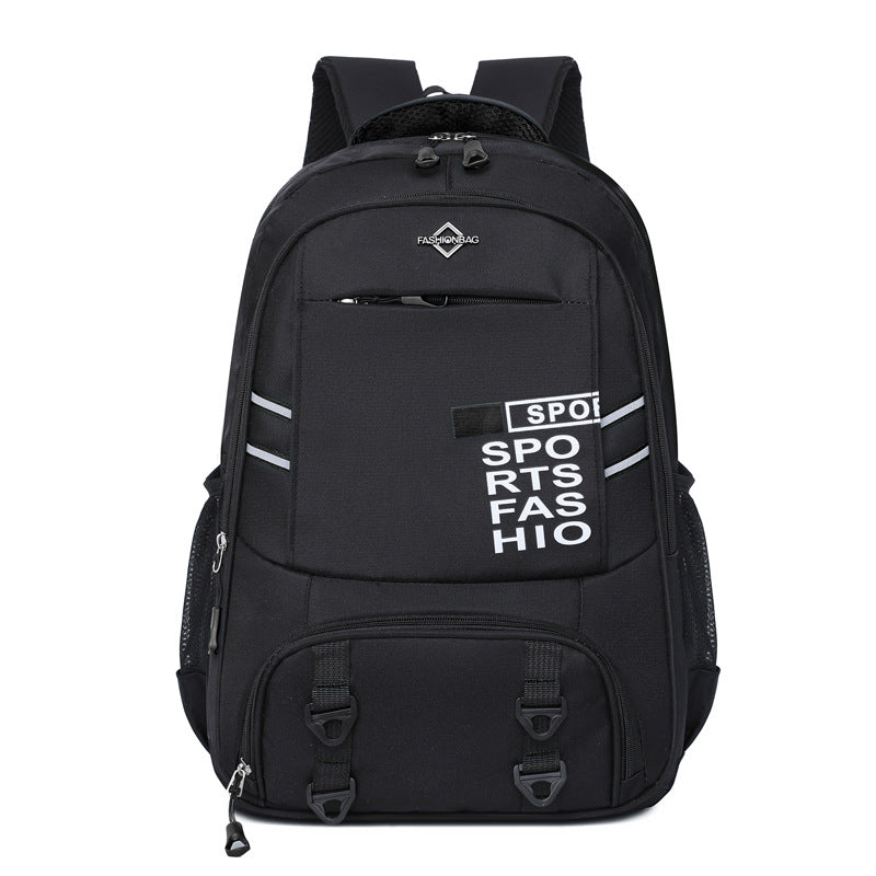 Gym Sports Backpack with Wide Opening Main Compartment and Sport Graphics