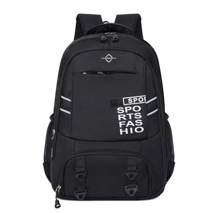 Gym Sports Backpack with Wide Opening Main Compartment and Sport Graphics