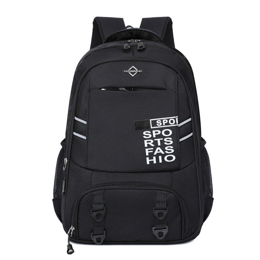 Gym Sports Backpack with Wide Opening Main Compartment and Sport Graphics