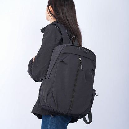 Travel Backpack with Padded Laptop Sleeve and Dual Zipper Access, Expandable Side Pockets