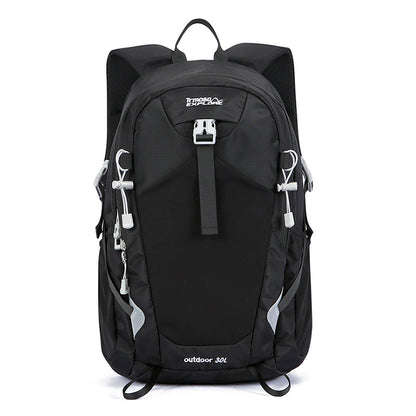 Outdoor Exploration Backpack with Padded Back and Water Resistant Fabric