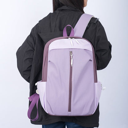 Travel Backpack with Padded Laptop Sleeve and Dual Zipper Access, Expandable Side Pockets