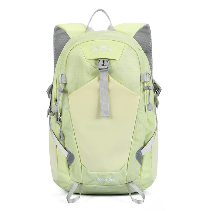 Outdoor Exploration Backpack with Padded Back and Water Resistant Fabric