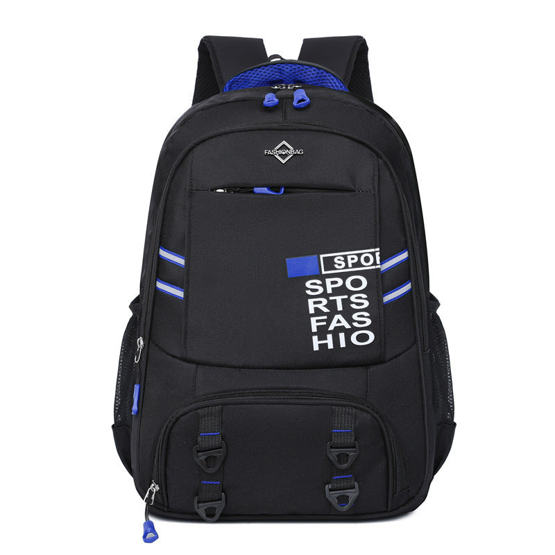 Gym Sports Backpack with Wide Opening Main Compartment and Sport Graphics
