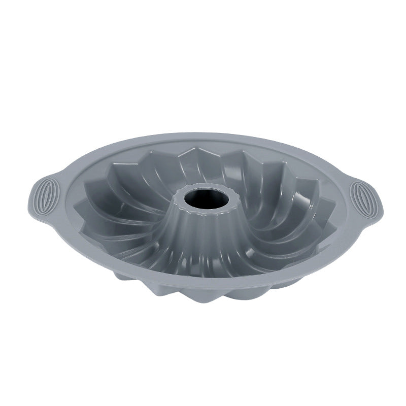 Food Grade Silicone Cake Mold with Decorative Pattern and Nonstick Release